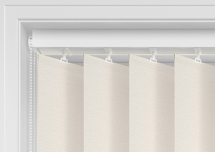 Toulouse (Blackout), Textured Brown - Vertical Blind - Image 11